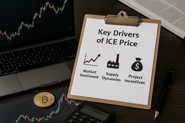 Belangrijkste drijfveren van de ICE prijs