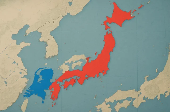 Japan en Nederland vergeleken in oppervlakte: de verhoudingen uitgelegd