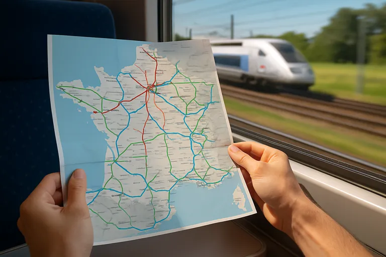 Ontdek Frankrijk per spoor met de spoorkaart: slimme routes, knooppunten en soepele overstappen