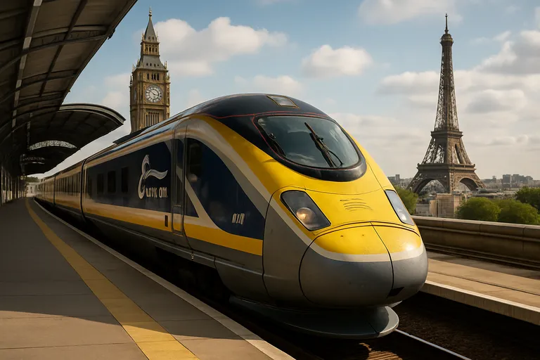 Reizen tussen londen en parijs