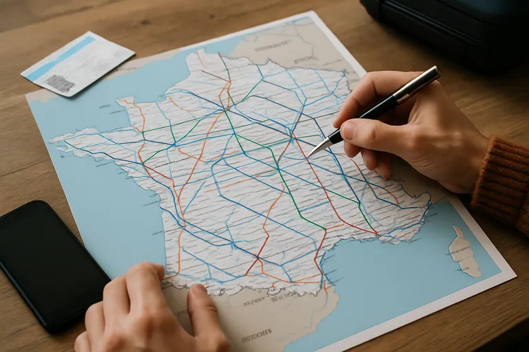 Soorten spoorwegkaarten die je kunt gebruiken